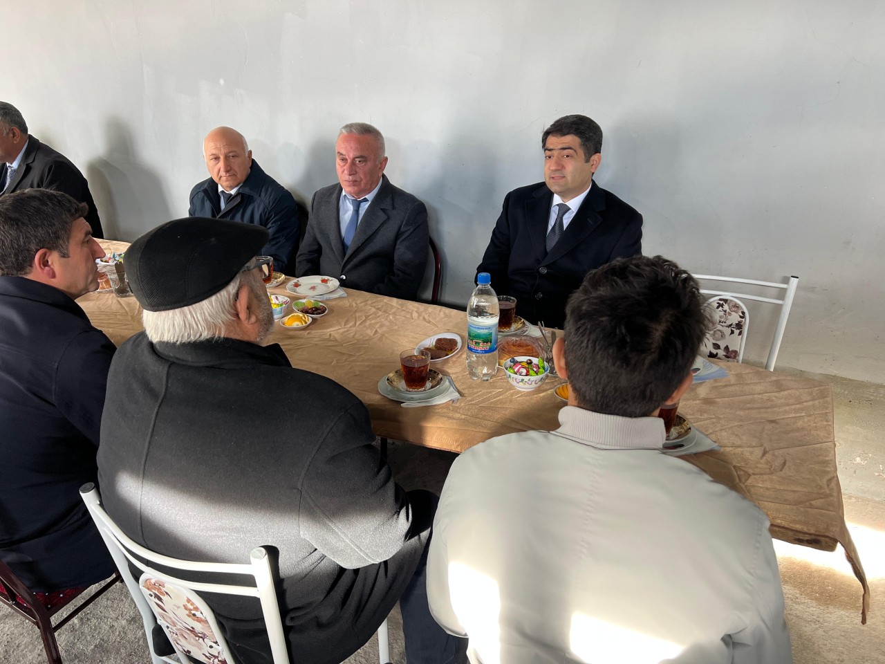 Seymur Orucov müharibə veteranının yas mərasimində iştirak edib - FOTOLAR